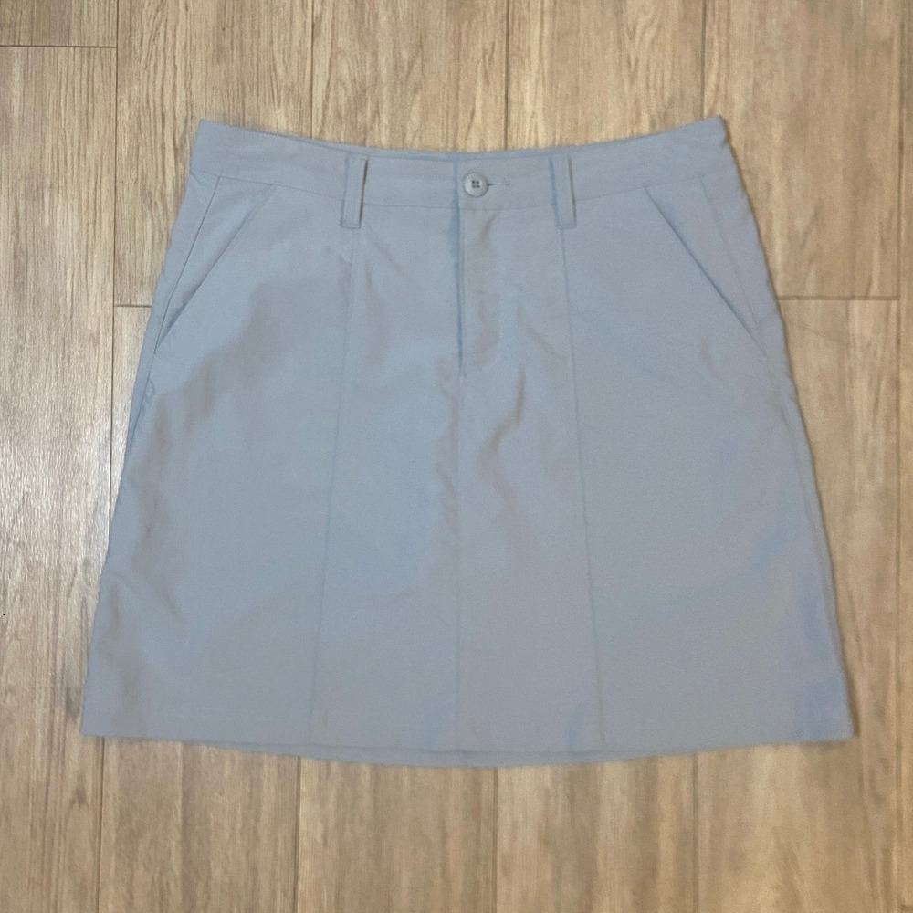 Patagonia Happy Hike Skort Women's 6 Light Blue Grey Hiking Outdoor Skirt